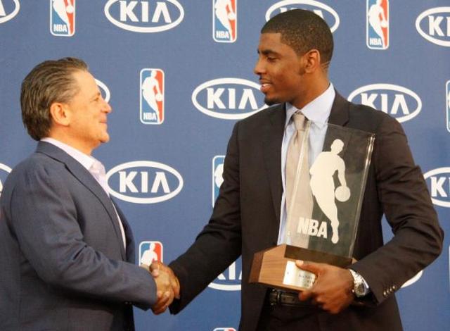 kyrie fue votado como el novato del año