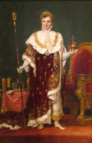 Napoleon becomes Emperor of France