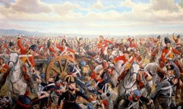 Napoleon Defeated at Battle at Waterloo