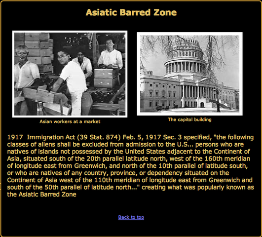 Immigration Act of 1917