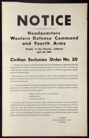 Relocation of persons of Japanese ancestry