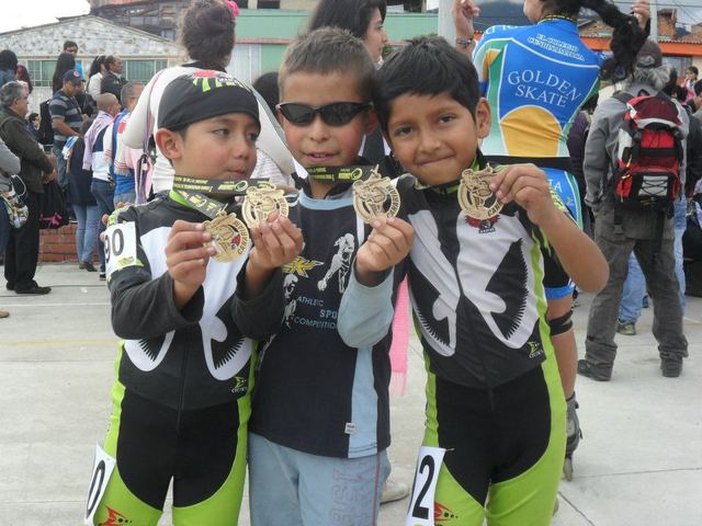 Juan Camilo en patines