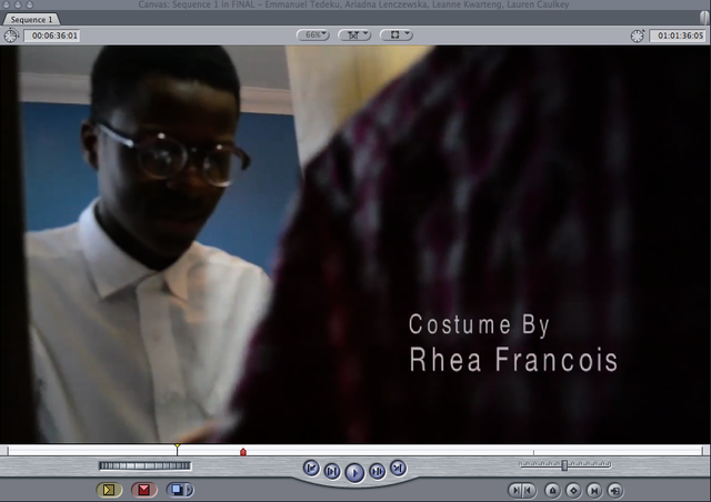 Costume by Rhea Francois