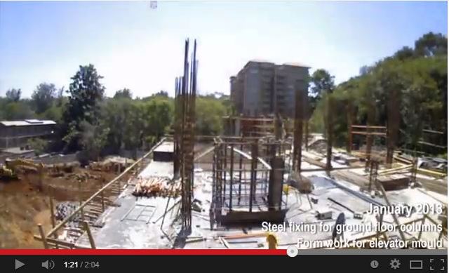 Trident Grand Riverside - Construction from March 2013 - March 2014 (12months)