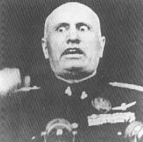 Benito Mussolini became leader of Italy