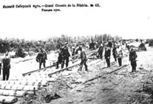 TRANS- SIBERIAN RAILWAY IS BUILT