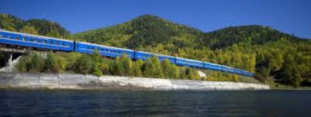 Trans-siberian railway built