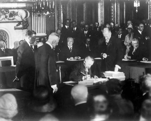 Kellogg-Briand Pact Signed