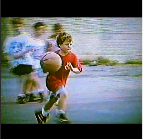 Made his first 3-pointer (3-years old)