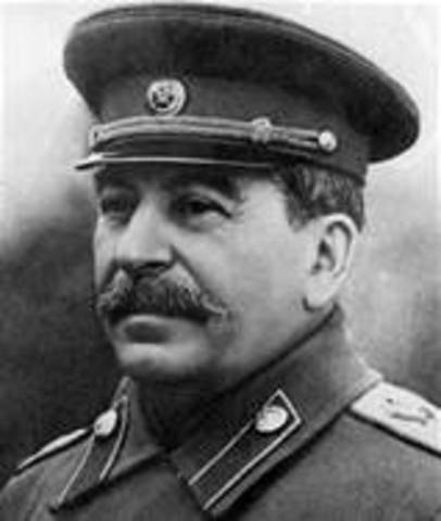 Josef Stalin sole dictator of the Soviet Union