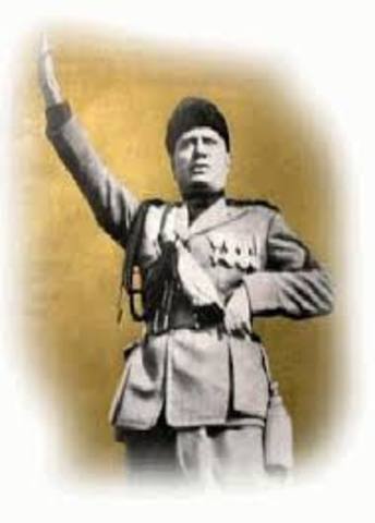 Benito Mussolini Comes To Power in Italy