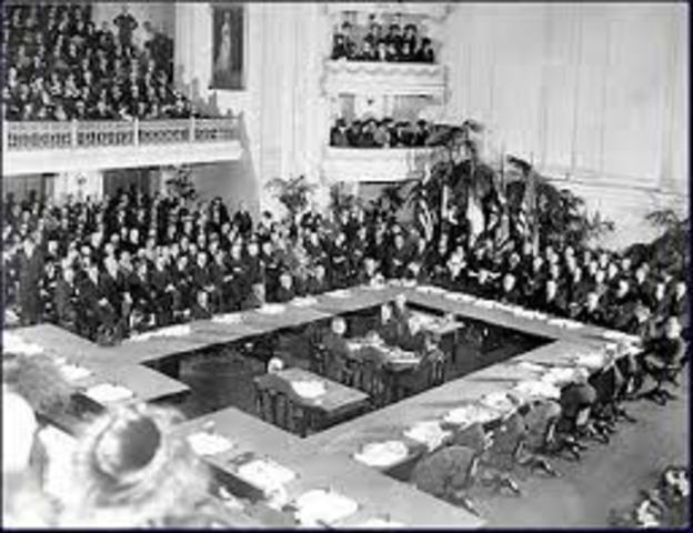 The treaty of Versailles is Signed