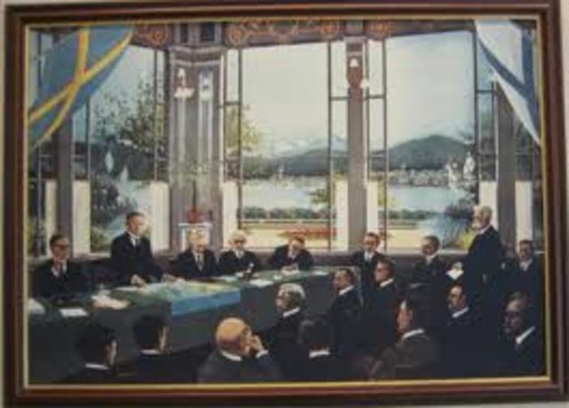 The First Meeting of the League of Nations