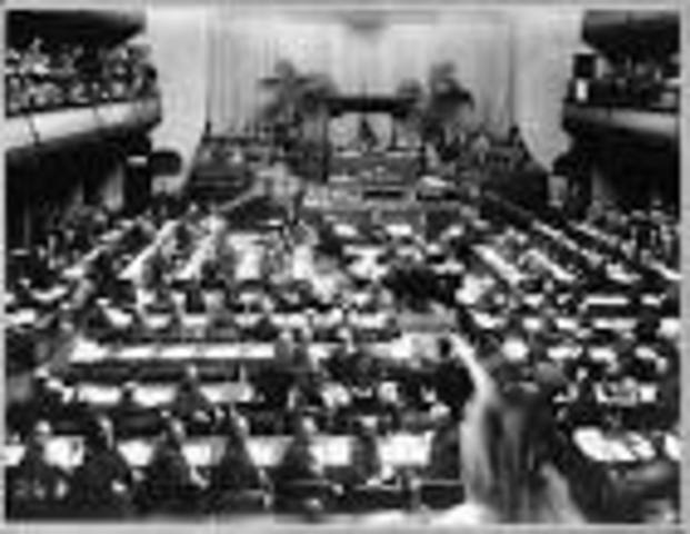 The First Meeting of the League of Nations