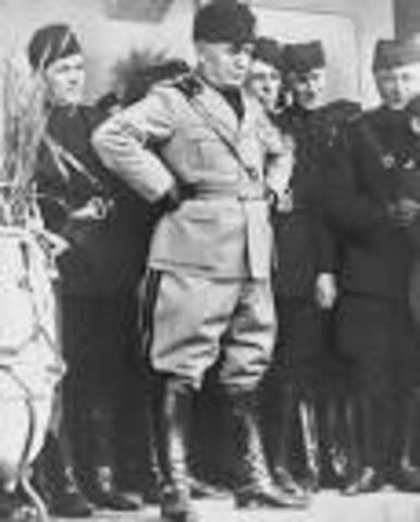 Benito Mussolini is Made the Italian Premier