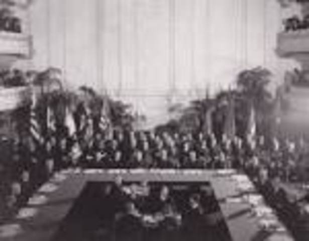 The Washington Conference is Held