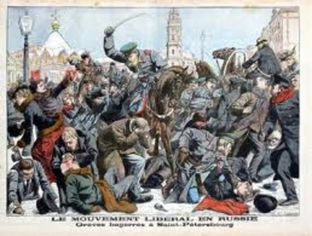 PRIMER AMAGO DE REVOLUCION RUSA