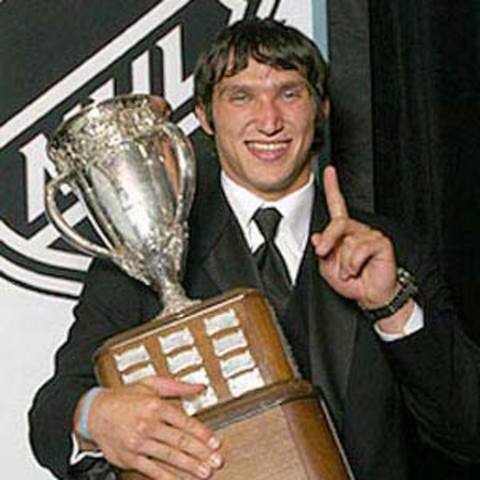 when he won his first trophy while in the NHL