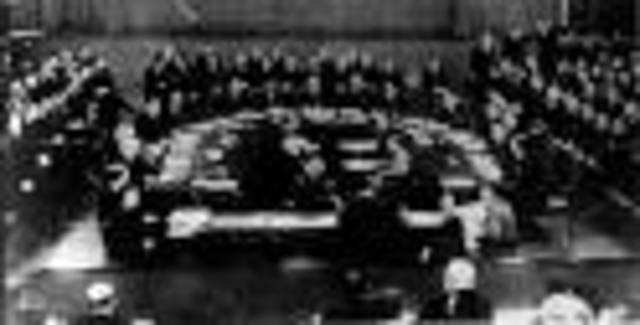 The First Meeting of the League of Nations