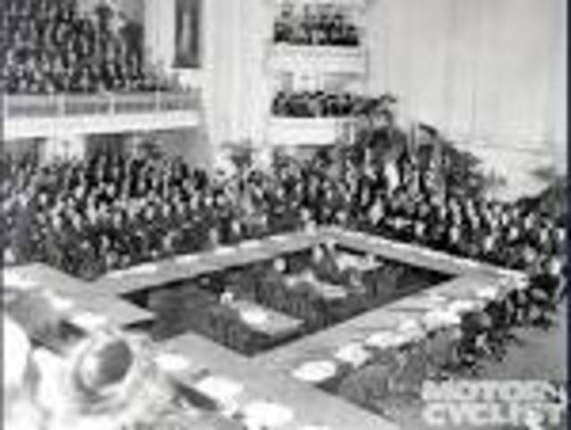 The treaty of Versailles is Signed