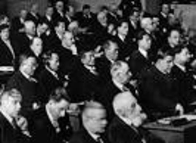 The First Meeting of the League of Nations