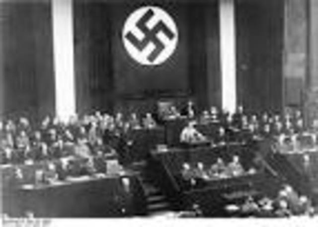 The German Reichstag Passes the Enabling act