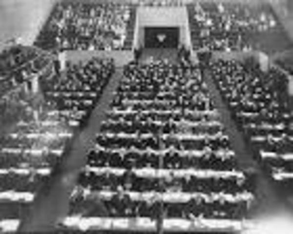 The final League of Nations Disarmament Conference is Held