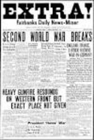 Britain and France Declare War on Germany