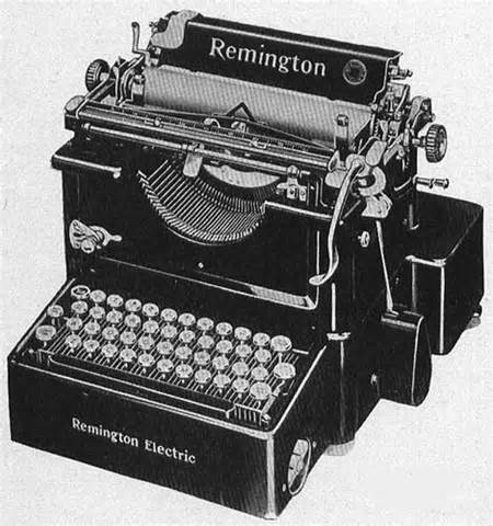 Invention of typewriter
