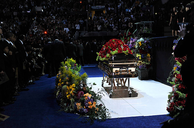 Michael's Memorial Service at the Staples Center