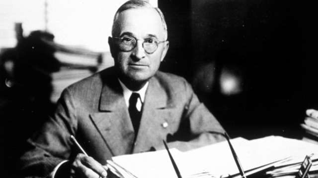 FDR dies, Harry S. Truman becomes President