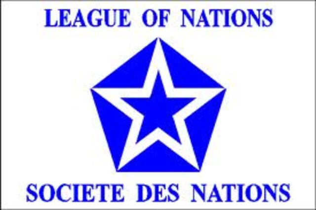 The league of nations was created