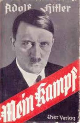 Adolf Hitler wrote mein kampf