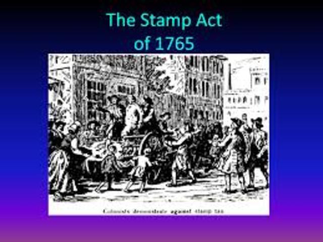 stamp act repaled