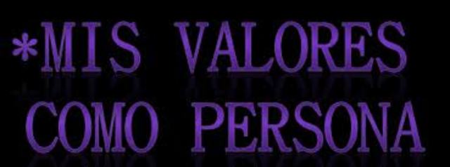 VALORES IMPORTANTES QUE GOBIERNAN EN TU VIDA