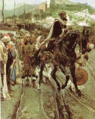 Los musulmanes granadinos se revelaron.