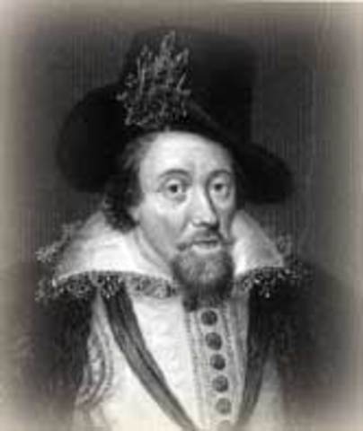 King James 1 becomes king