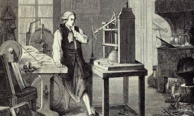 James Watt perfects steam engine