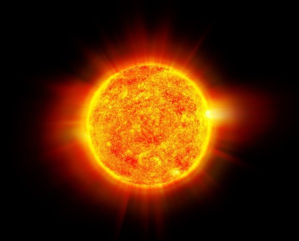 The scientists talk about the sun.