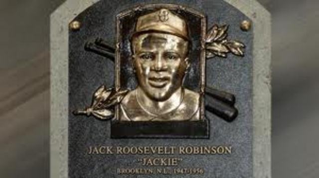 Jackie in the hall of fame