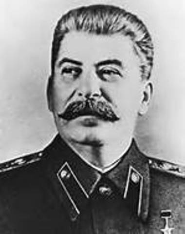 Josef Stalin sole dictator of the Soviet Union (USSR)