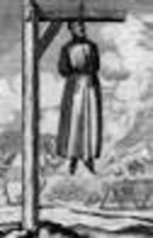 Catholic Conversionists, Cottom and Campion, Sentenced to Death