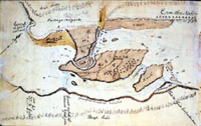 Reaches thr great fall