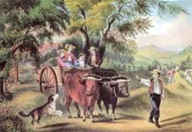 american settelers moving to Texas