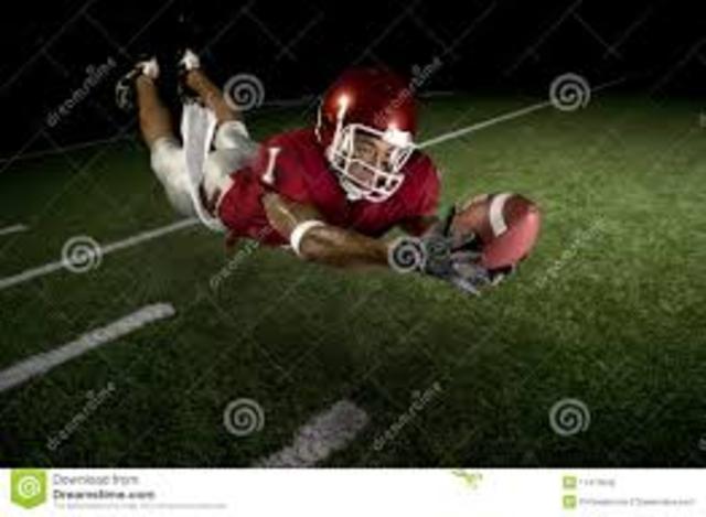 First time playing football