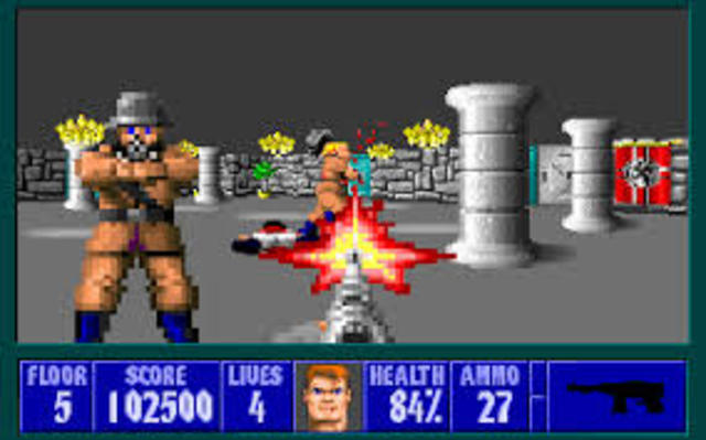 First 3-D video game