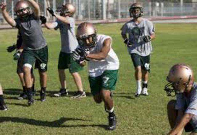First day of CV Football practice