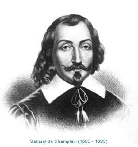 Samuel de Champlain settles in Acadia