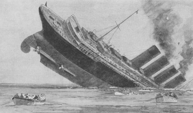 SINKING OF THE LUSITANIA            JACK VELIKY