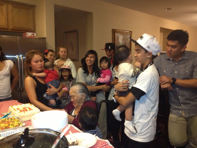 Grandmas 100th bday family gathering